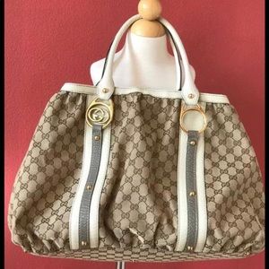 Authentic Gucci Jumbo Satchel Weekender
